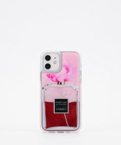 Liquid Case for Apple iPhone 12/12 Pro - Parfume Flower nude - pink
