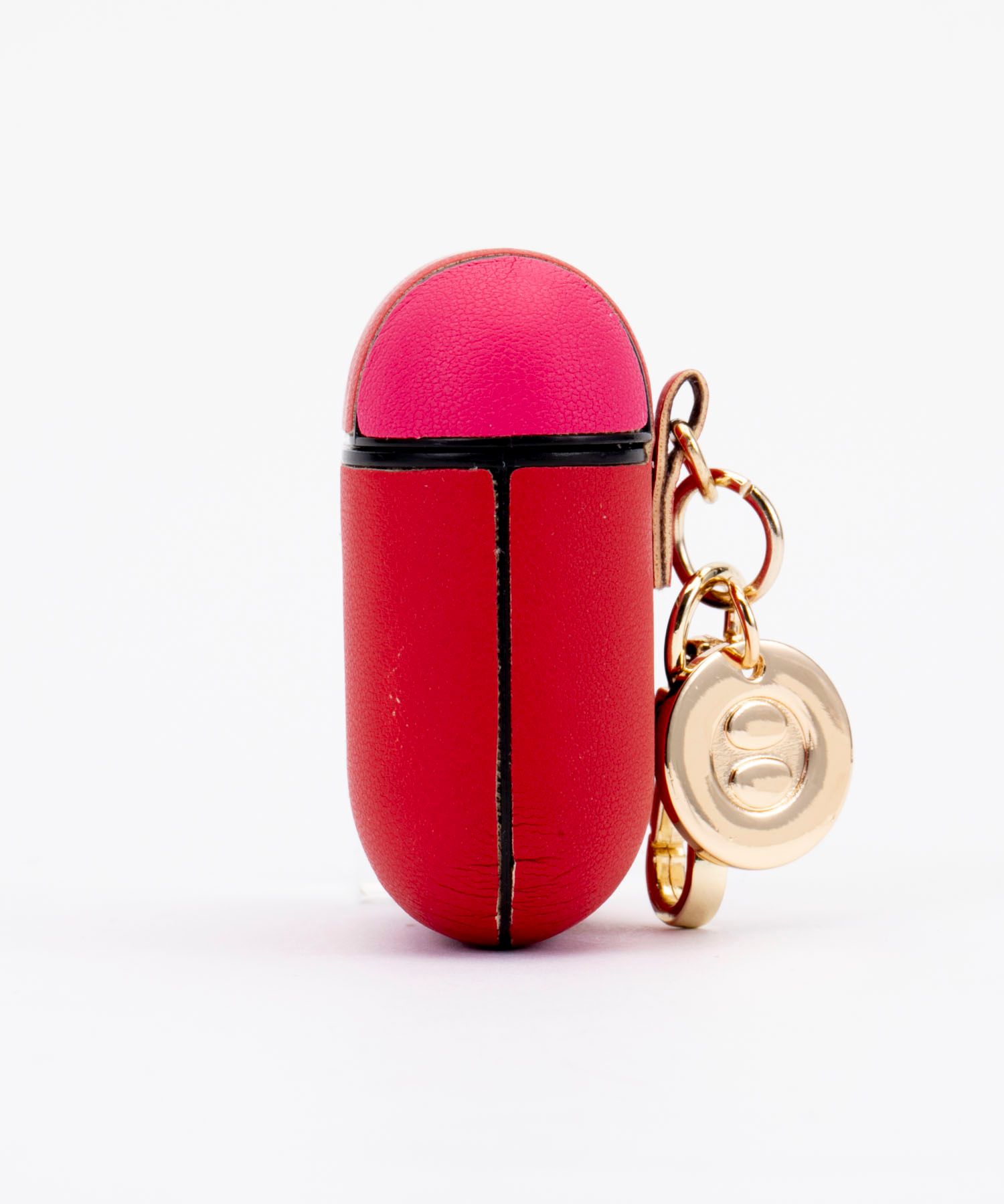 Key Chain Airpods Case - Red & Pink