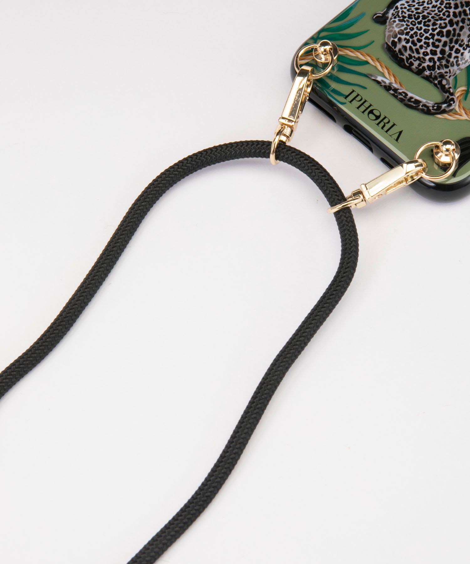 Necklace Case for Apple iPhone 11 Pro - Olive Leopards