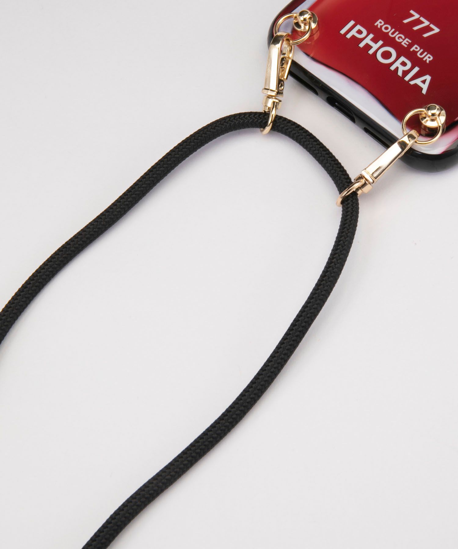Necklace Case for Apple iPhone 11 - Couleur au Portable Vernis Rouge Pur