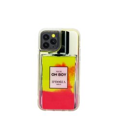 Liquid Case for Apple iPhone 12/12 Pro - Parfum Au Portable Neon Yellow