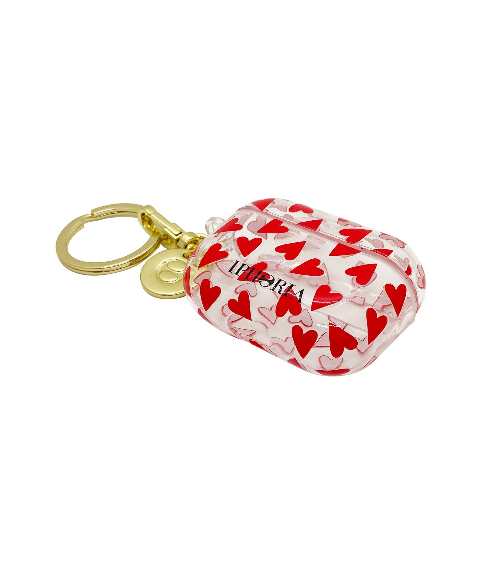 Key Chain Airpod Pro Case - Heart Print
