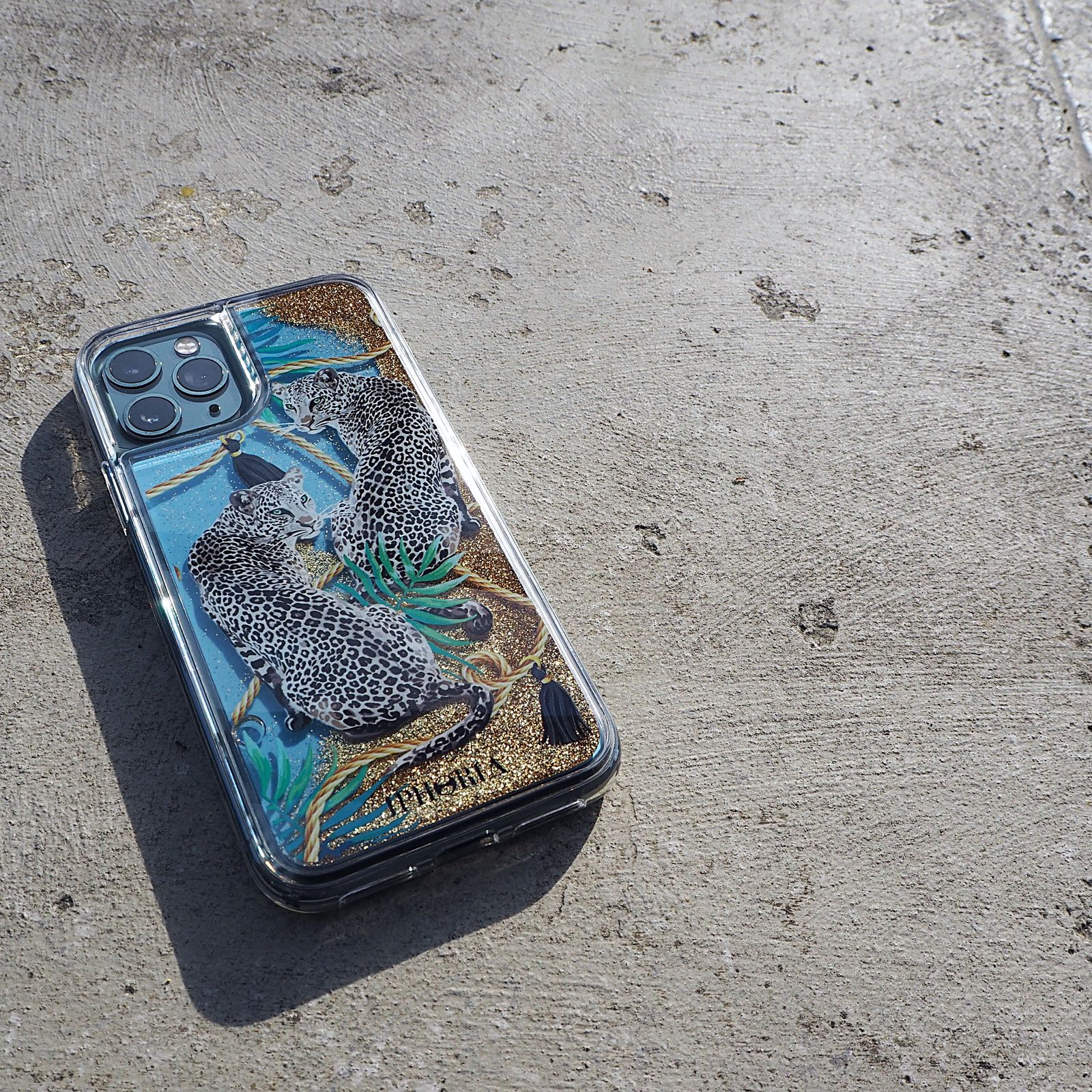 Liquid Case for Apple iPhone 11 Pro - Blue Leopards