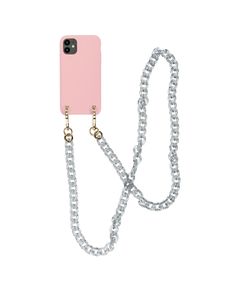 Necklace Case for Apple iPhone 12 mini - Soft Touch Nude with Chain