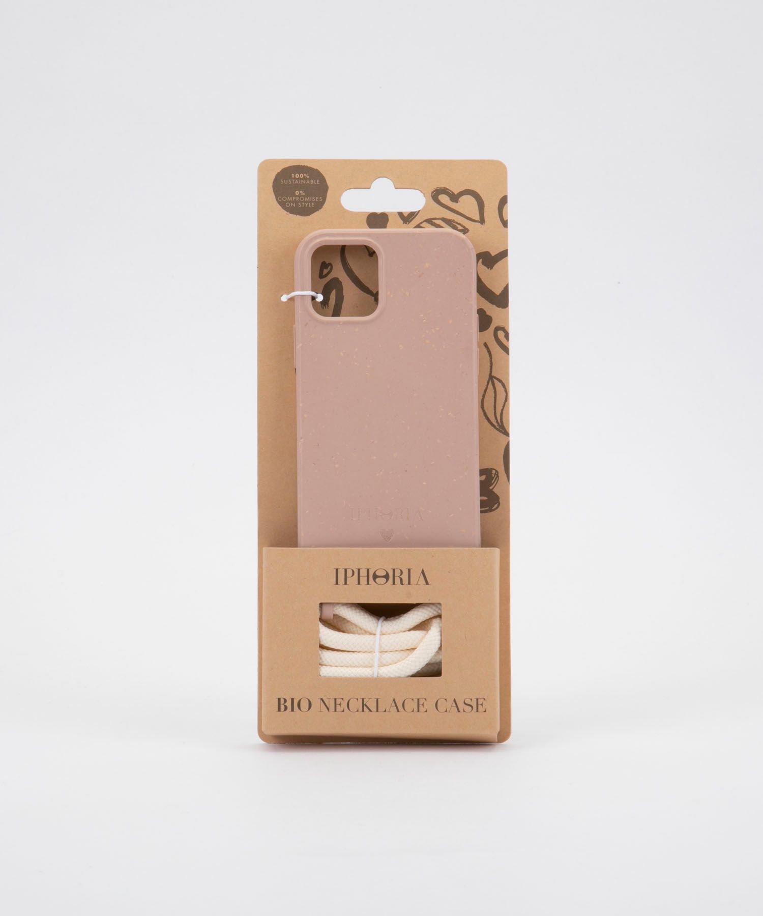 BIO Necklace Case for Apple iPhone 12/12 Pro - Zero Waste Nude