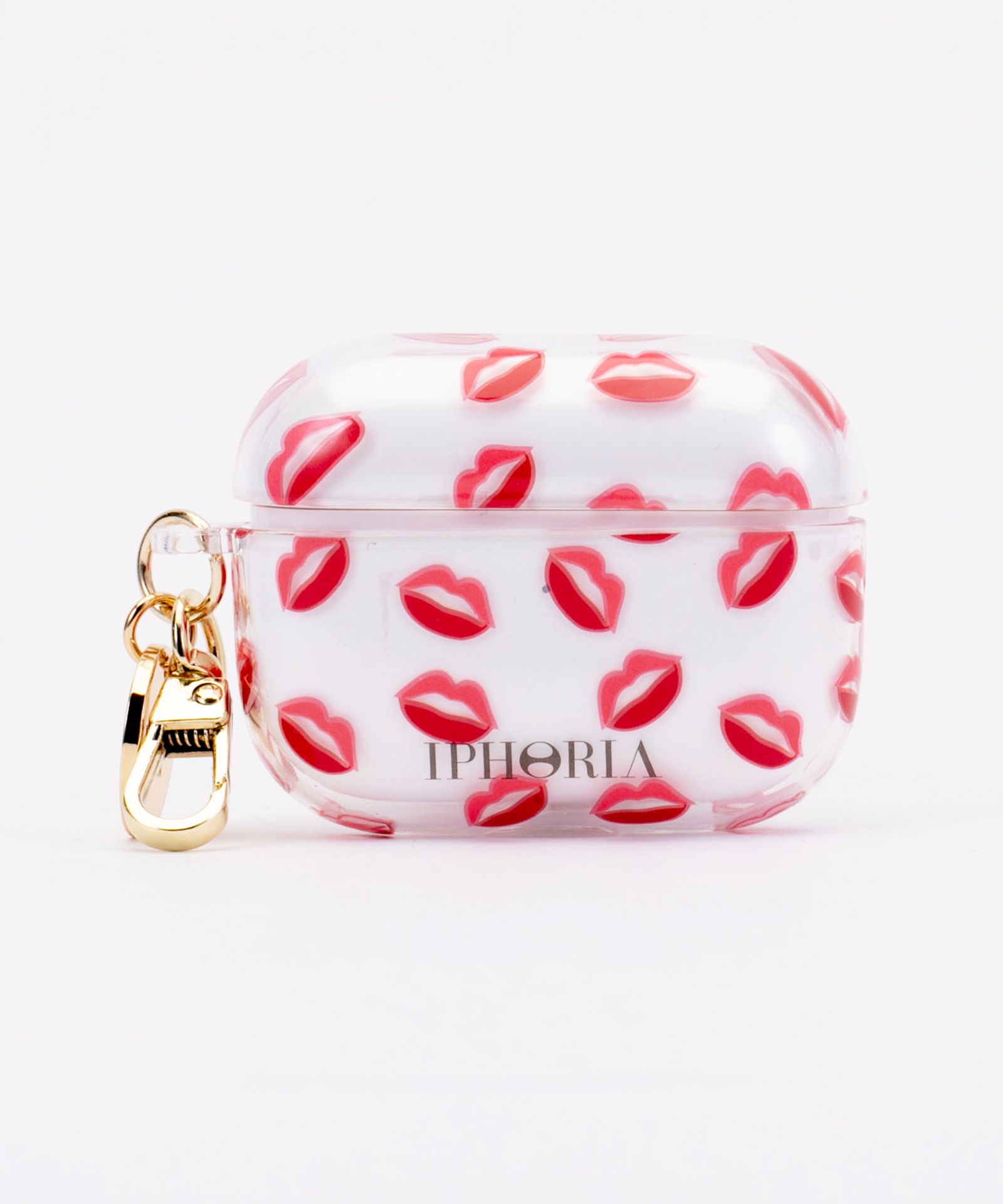 Key Chain Airpods Pro Case - Lips Print