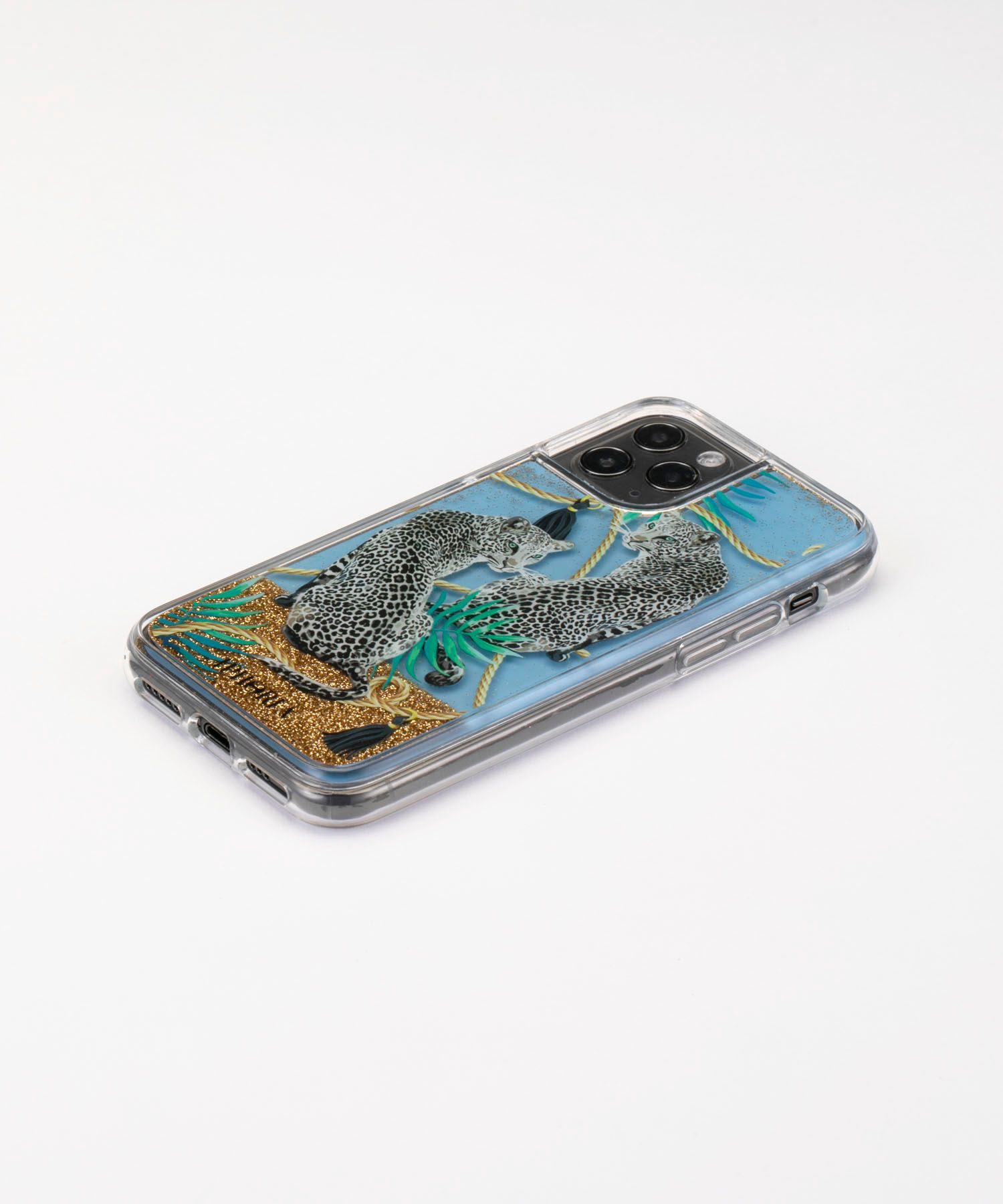 Liquid Case for Apple iPhone 11 Pro - Blue Leopards