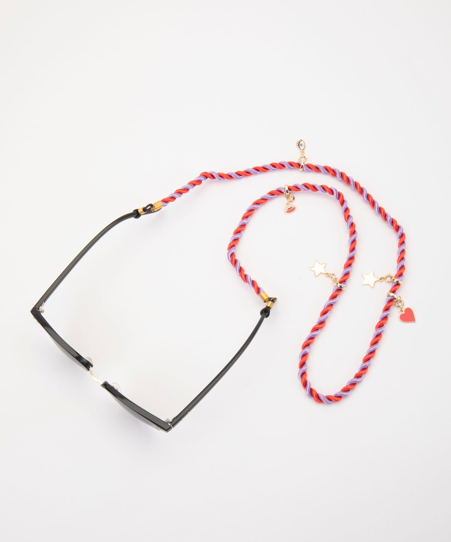 Sunglasses Strap -Twisted Cord With Icons