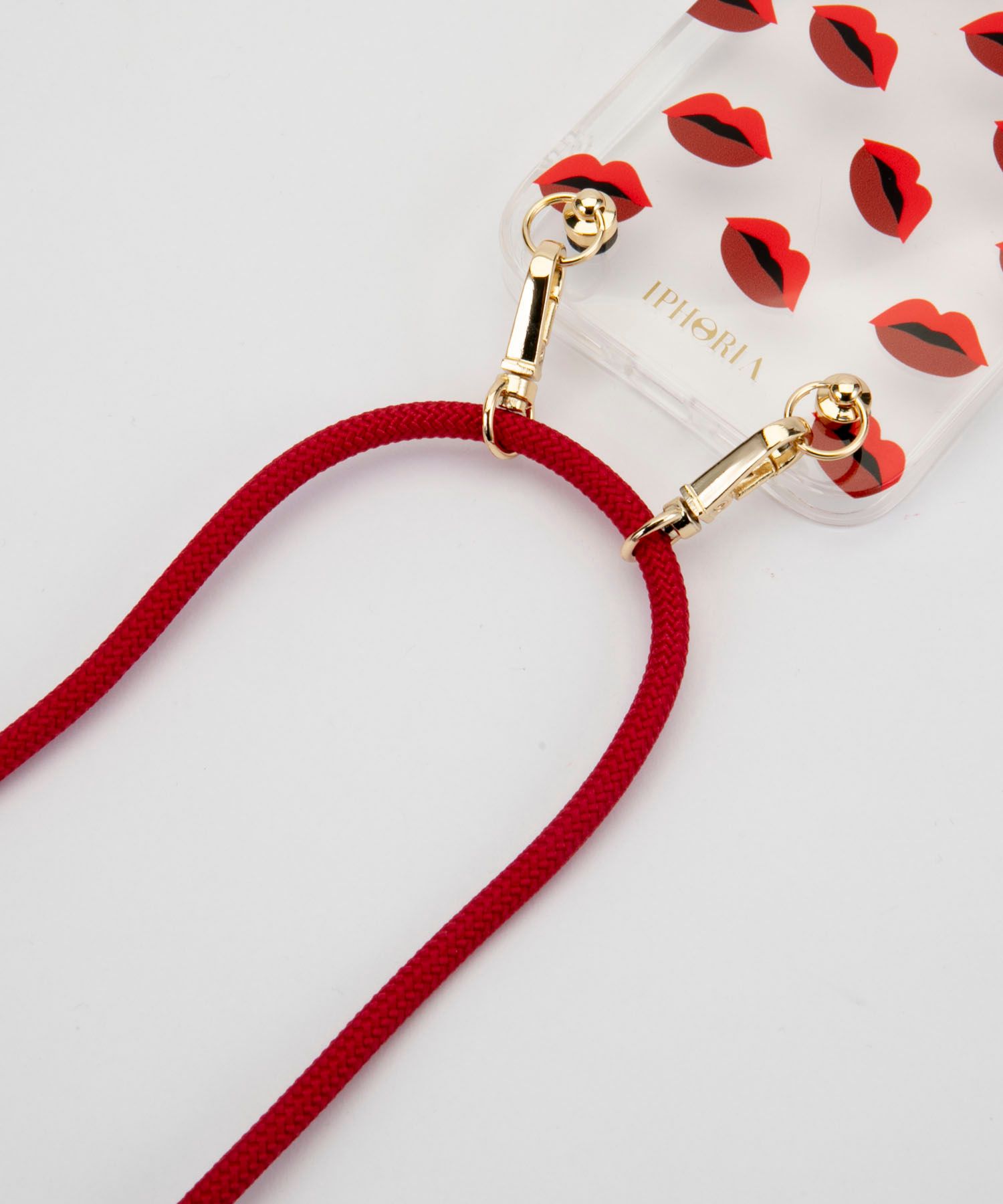 Necklace Case for Apple iPhone 12/12 Pro - Transparent Lips