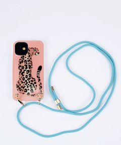 Necklace Case for Apple iPhone 11 - Leopard Lady Nude
