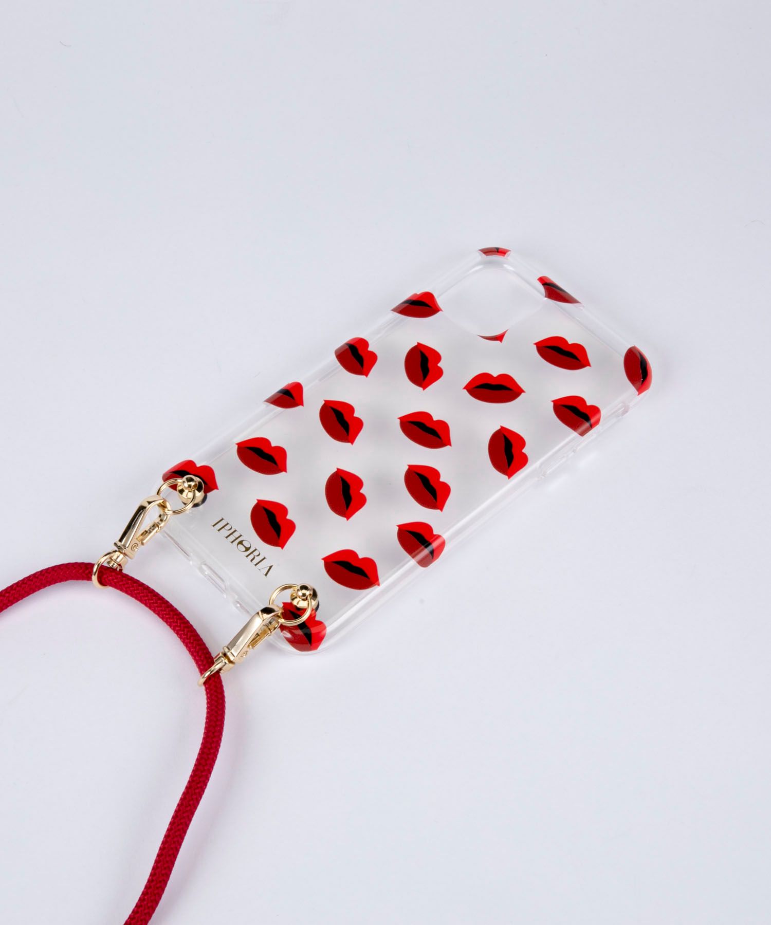 Necklace Case for Apple iPhone 11 - Transparent Lips