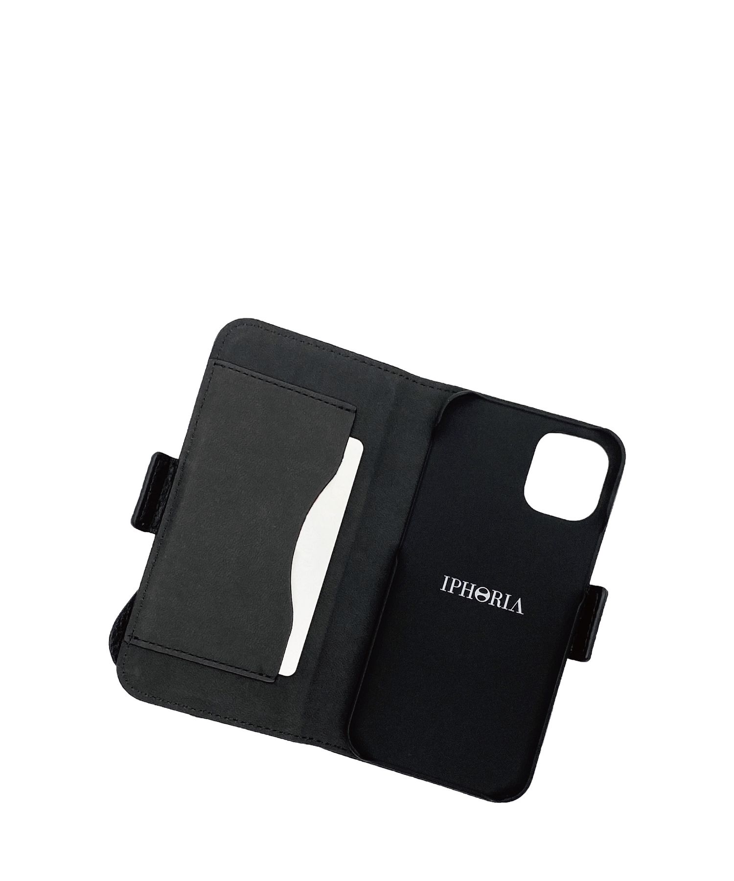 Black Bow Book Case for iPhone 12/12 Pro