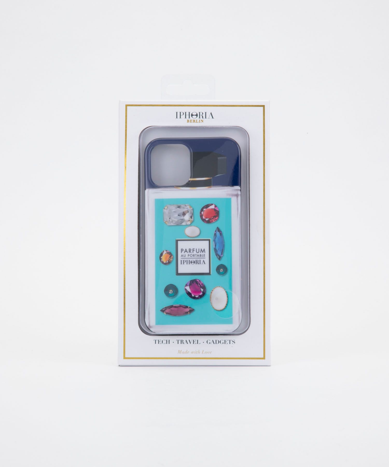 Case for Apple iPhone 12/12 Pro - Perfume Mint Rhinestones