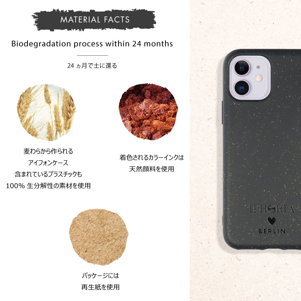 BIO Case for Apple iPhone 12 mini - Zero Waste Black