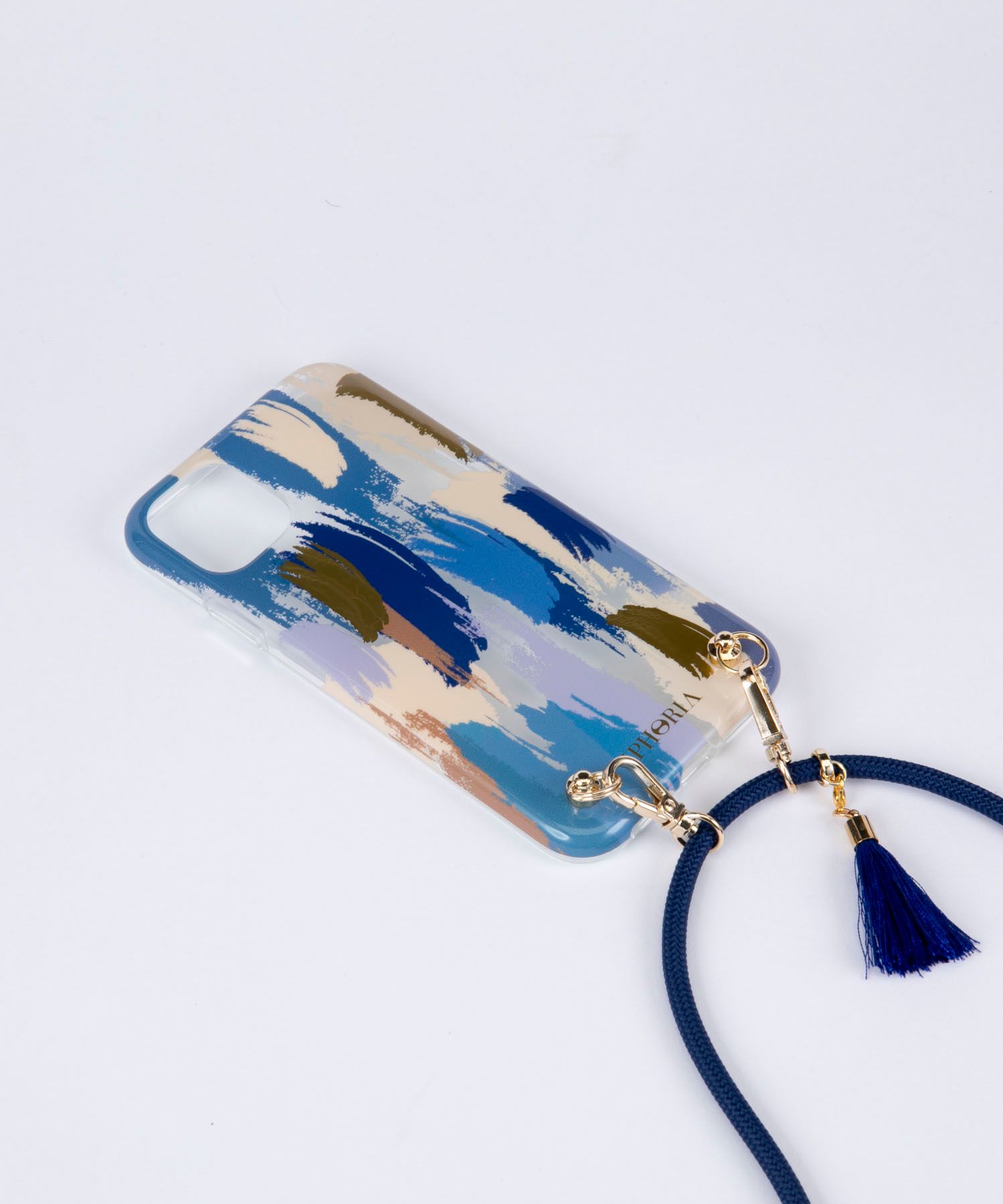 Necklace Case for Apple iPhone 11 - Transparent Color Splash
