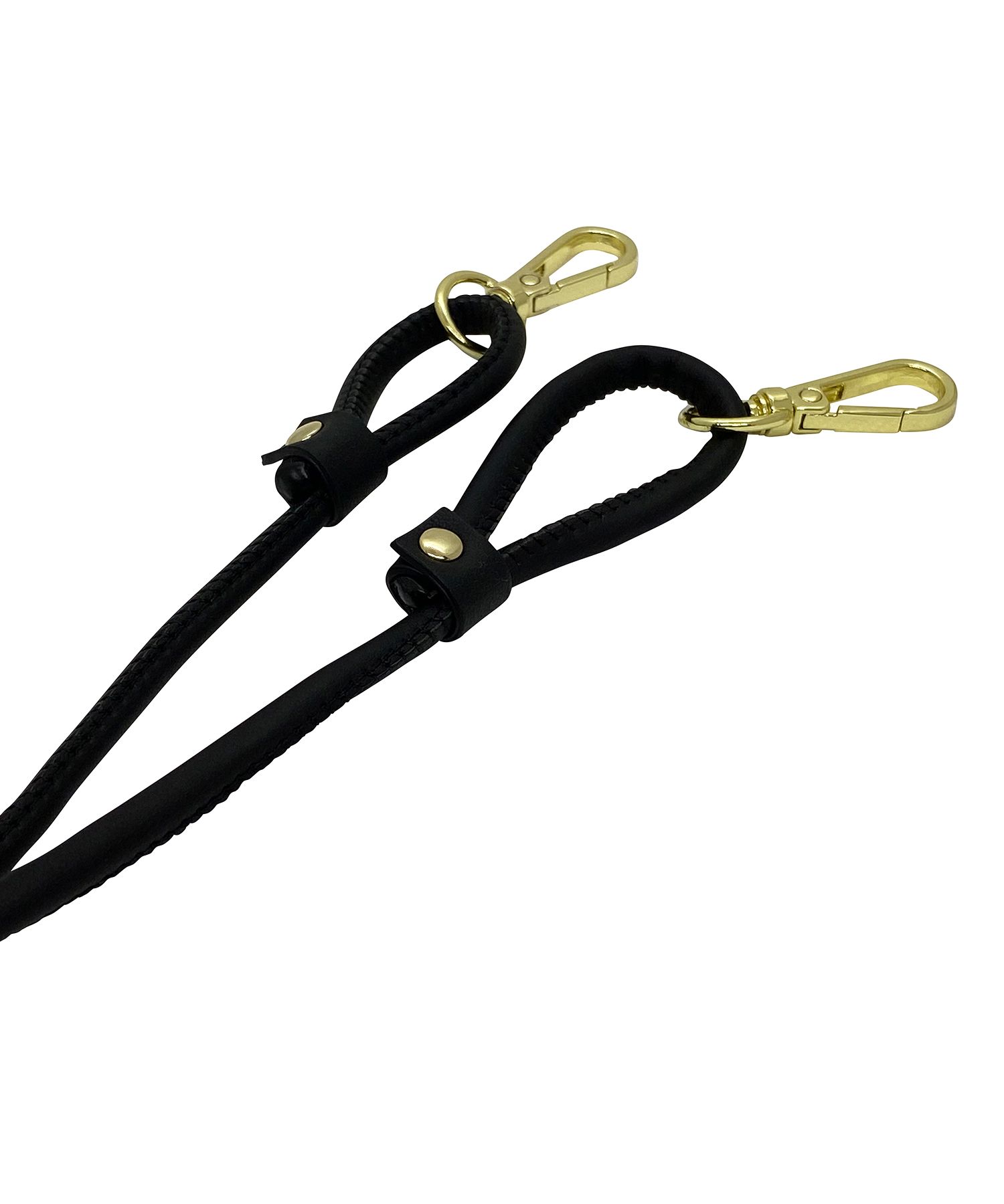 Necklace Case for Apple iPhone 12 mini - Black With Multi-Strap + Zip Pocket