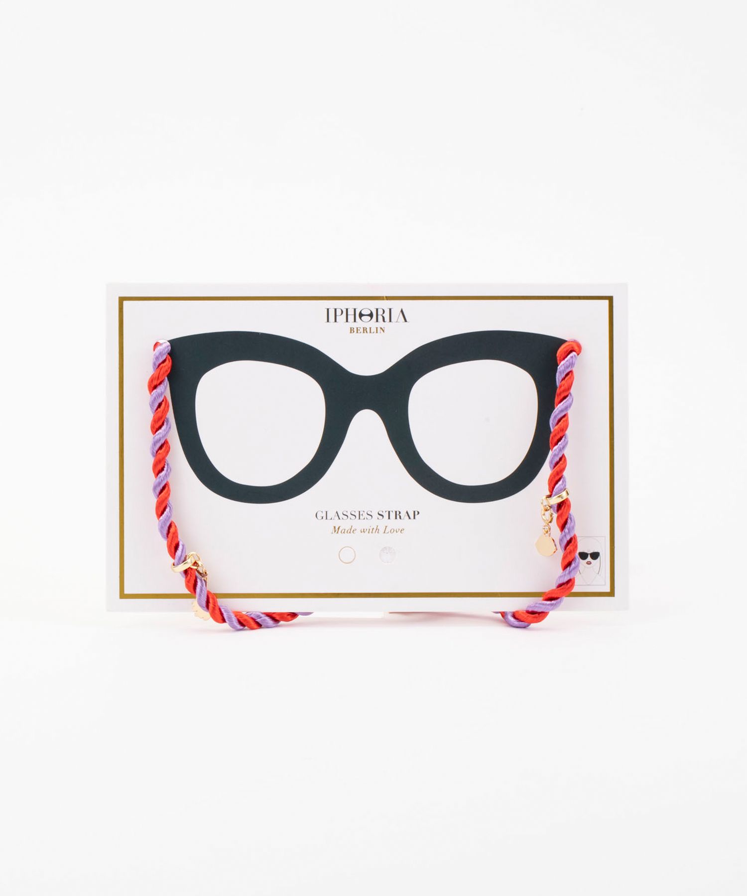 Sunglasses Strap -Twisted Cord With Icons