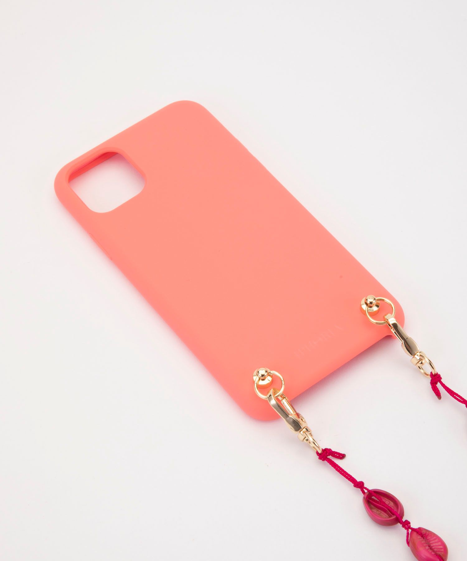 Soft Touch Necklace Case for Apple iPhone 11 ProMax- Coral Seashells