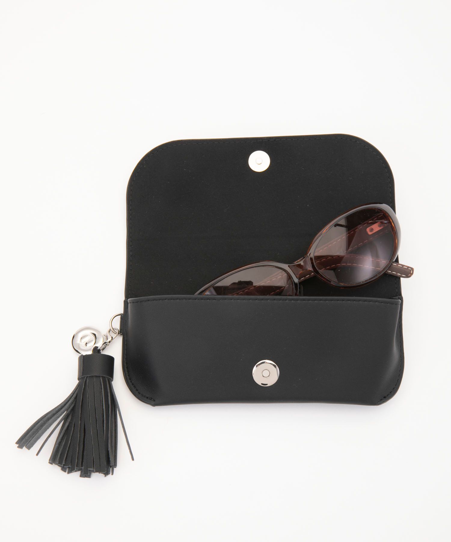 Glasses Case with Bag Holder - All Black
