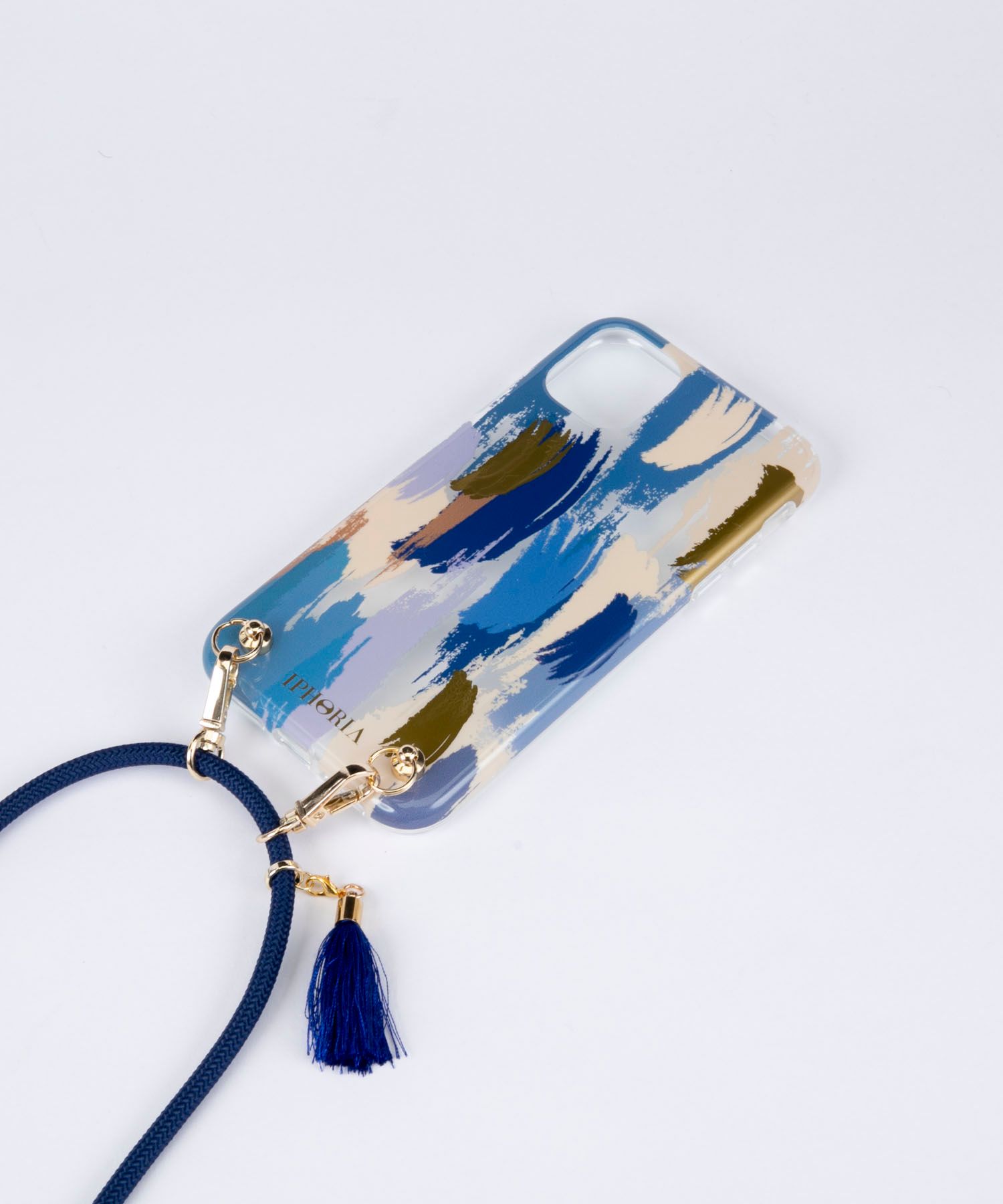 Necklace Case for Apple iPhone 11 - Transparent Color Splash