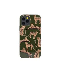 Case for Apple iPhone 12/12 Pro - Leopard Mosaic Green