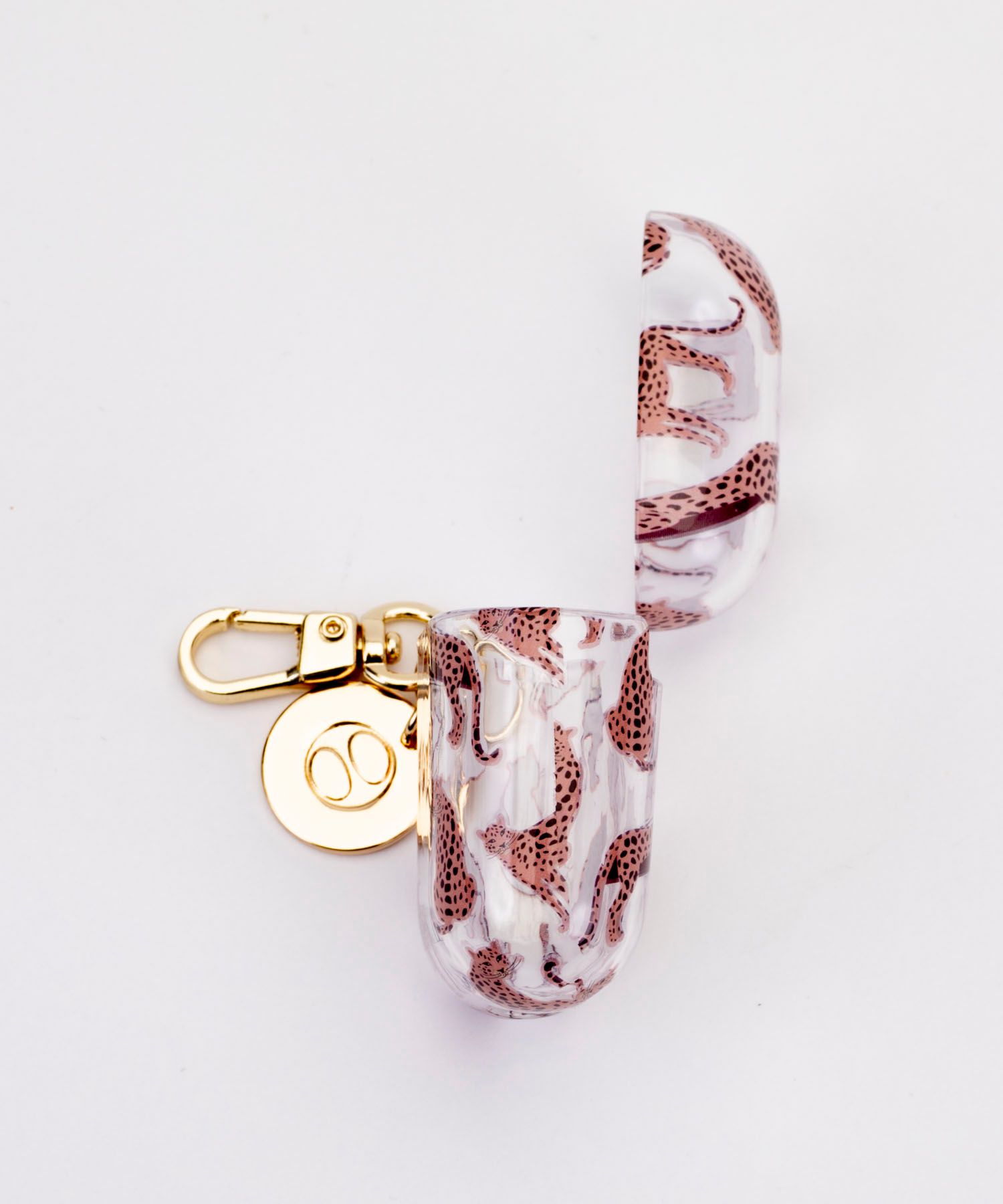 Key Chain Airpods Case - Leopard Mosaic
