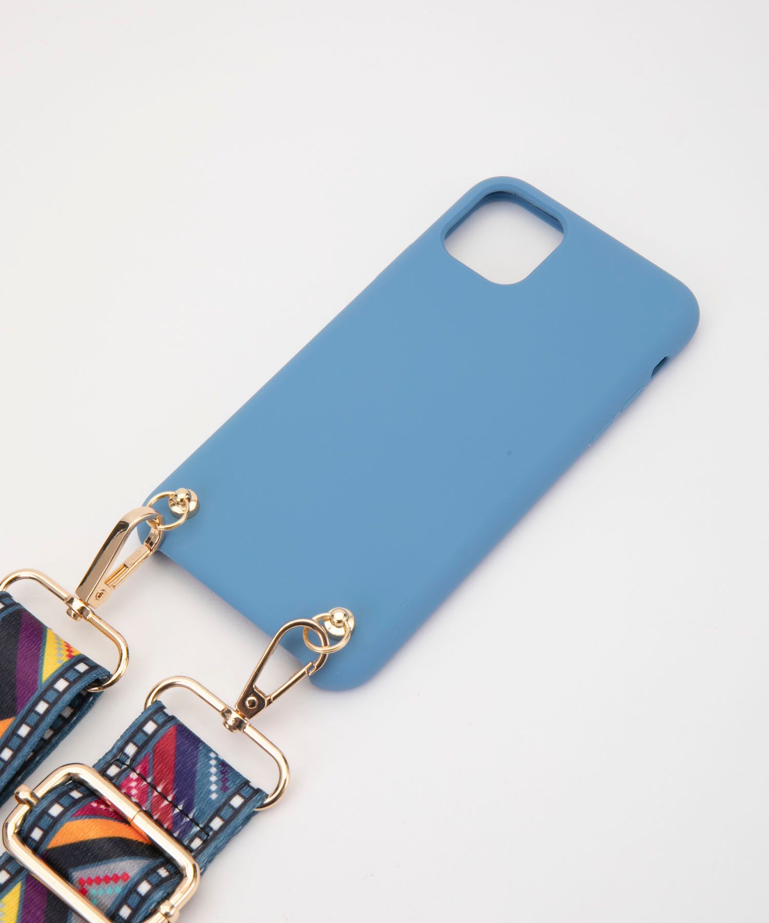 Soft Touch Necklace Case for Apple iPhone 11 ProMax- Blue Ethno