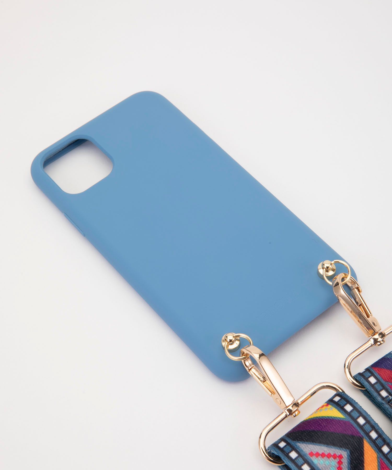 Soft Touch Necklace Case for Apple iPhone 11 ProMax- Blue Ethno