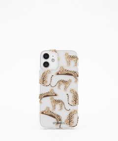 Case for Apple iPhone 12 mini - Transparent Leopard Mosaic