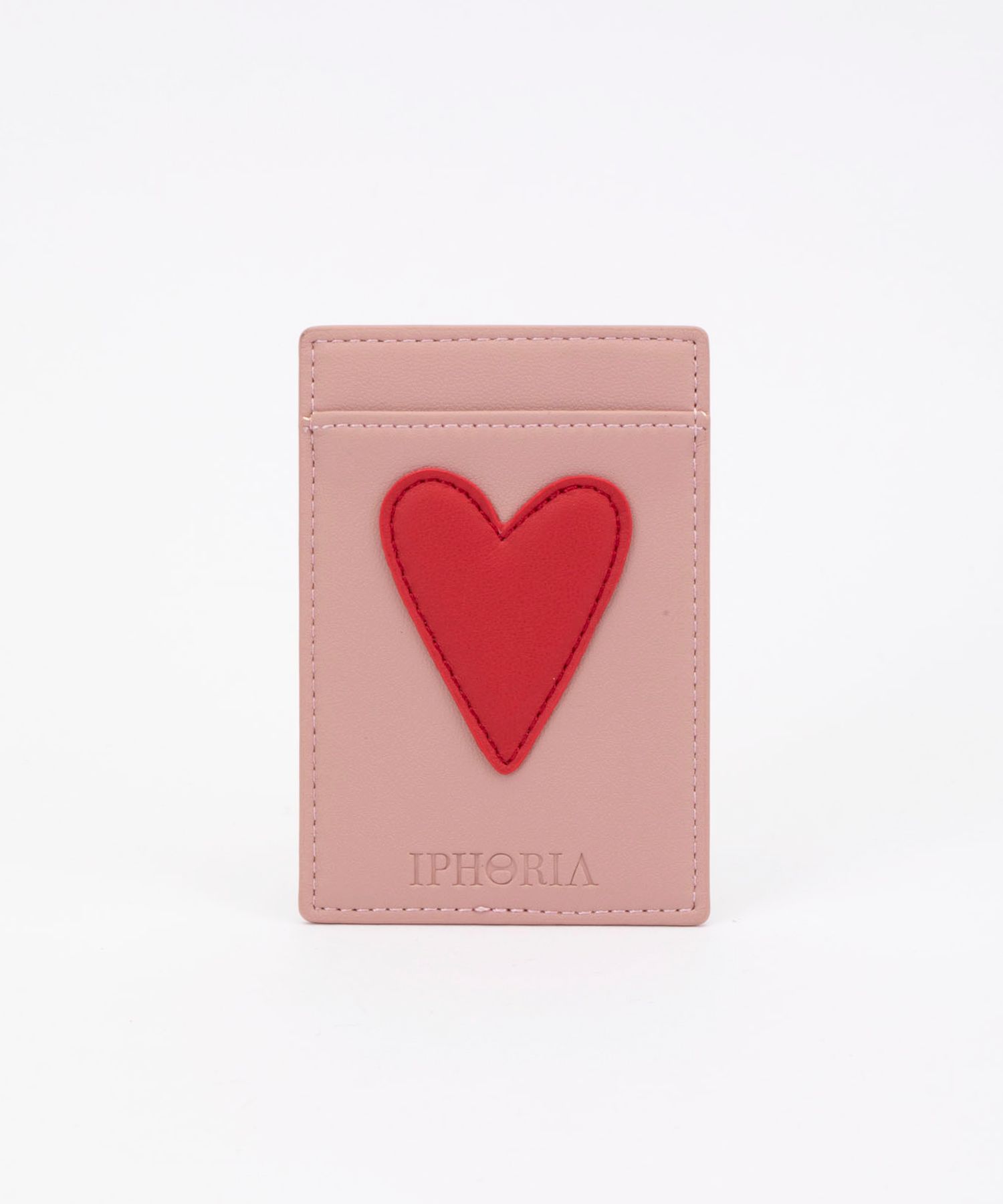 Card Pocket - Nude with Heart