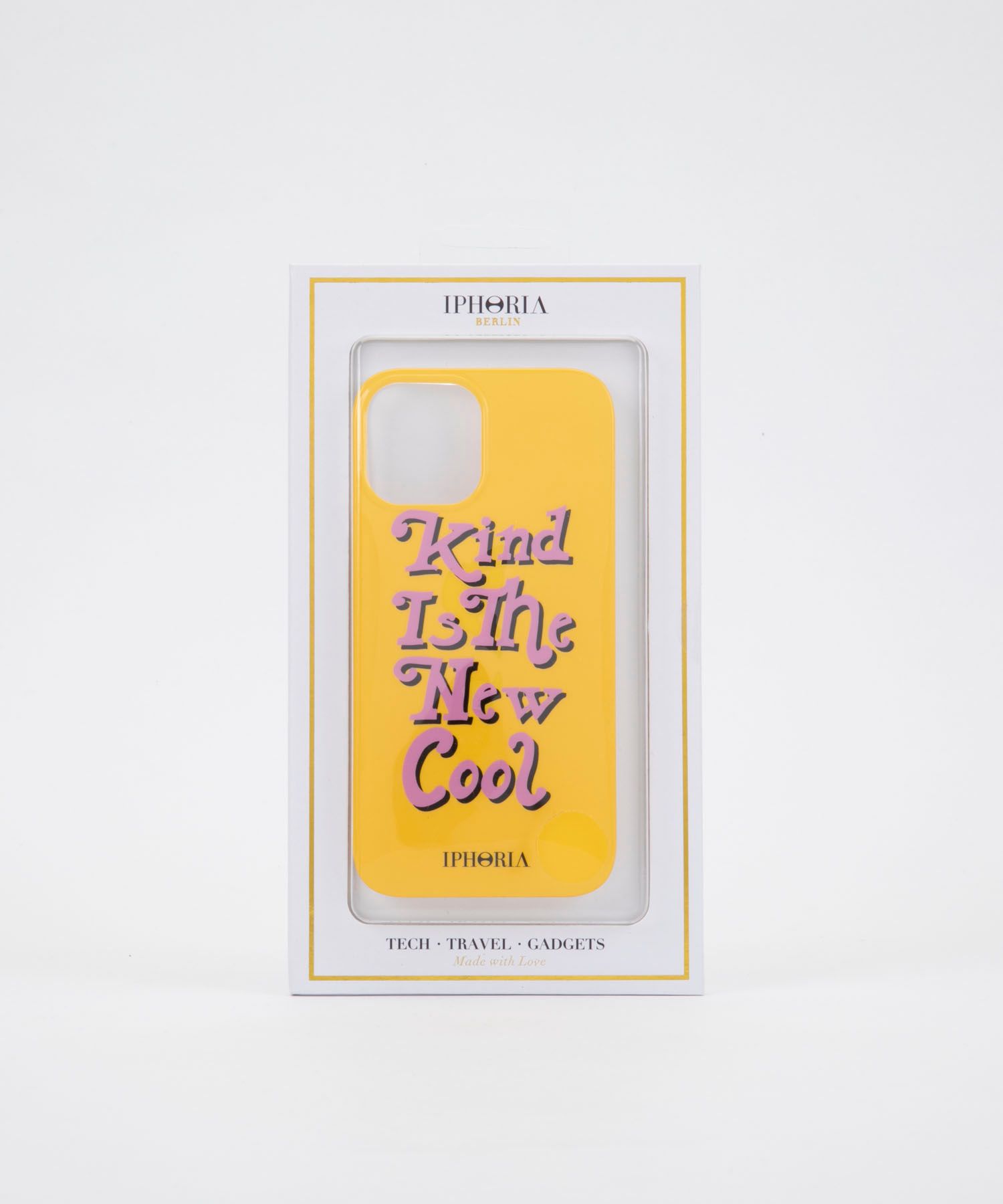 Case for Apple iPhone 12/12 Pro - Kind is the new Cool Yellow