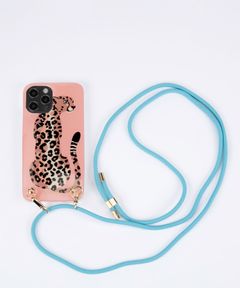 Necklace Case for Apple iPhone 12/12 Pro - Leopard Lady Nude