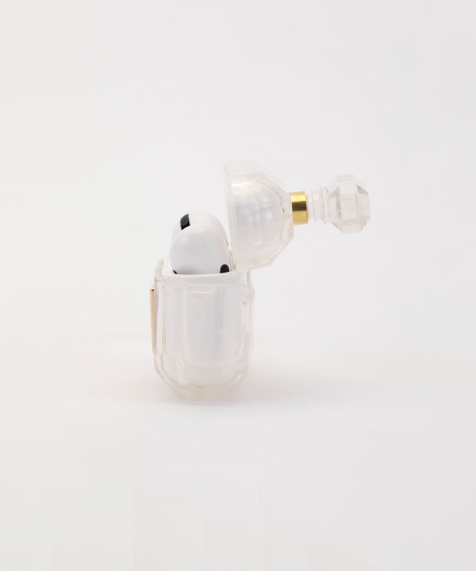 Airpods Pro Case TPU - Parfum No.1 White & Gold