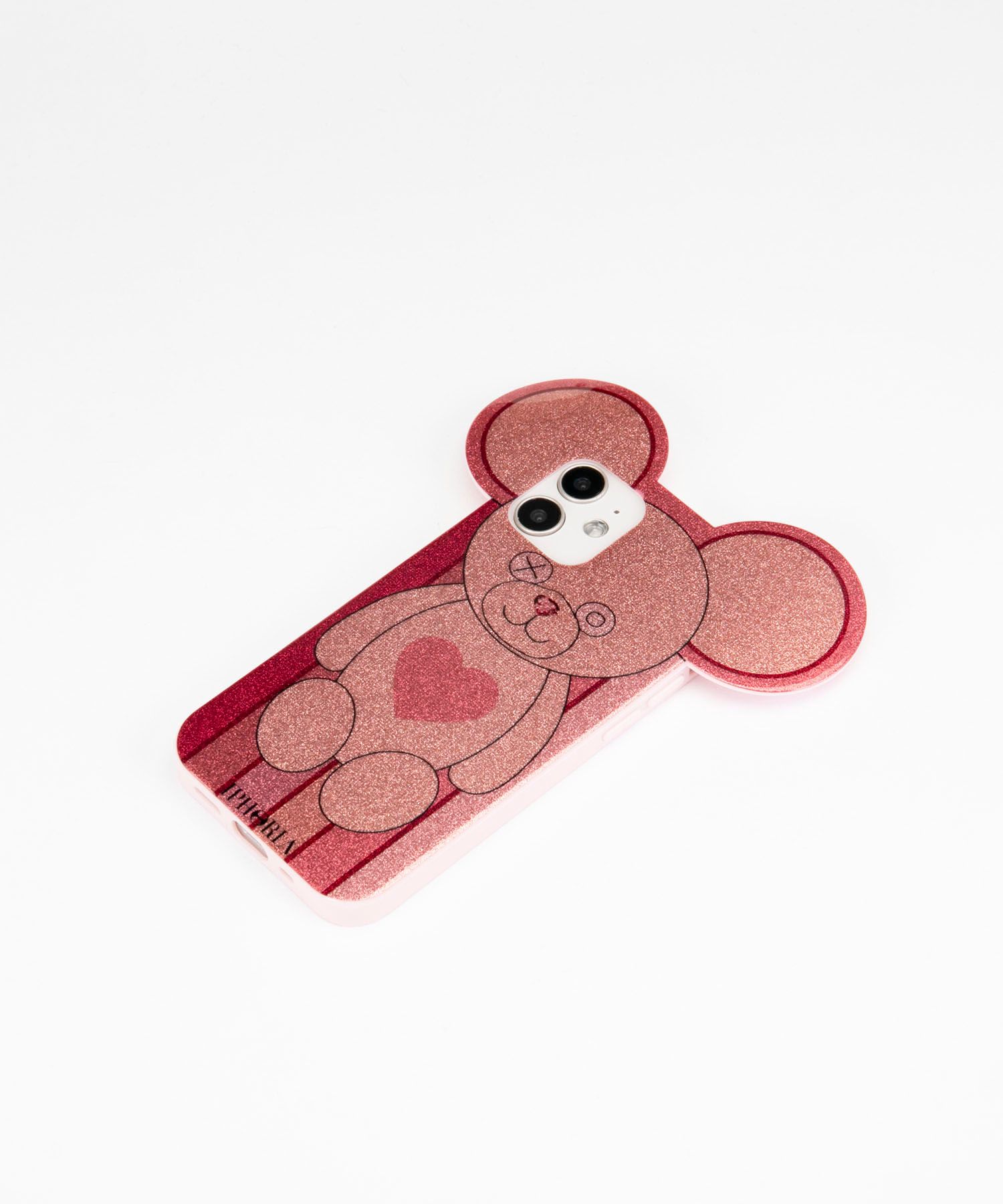 Case for Apple iPhone 12/12 Pro - Teddy Golden Stripes with Heart