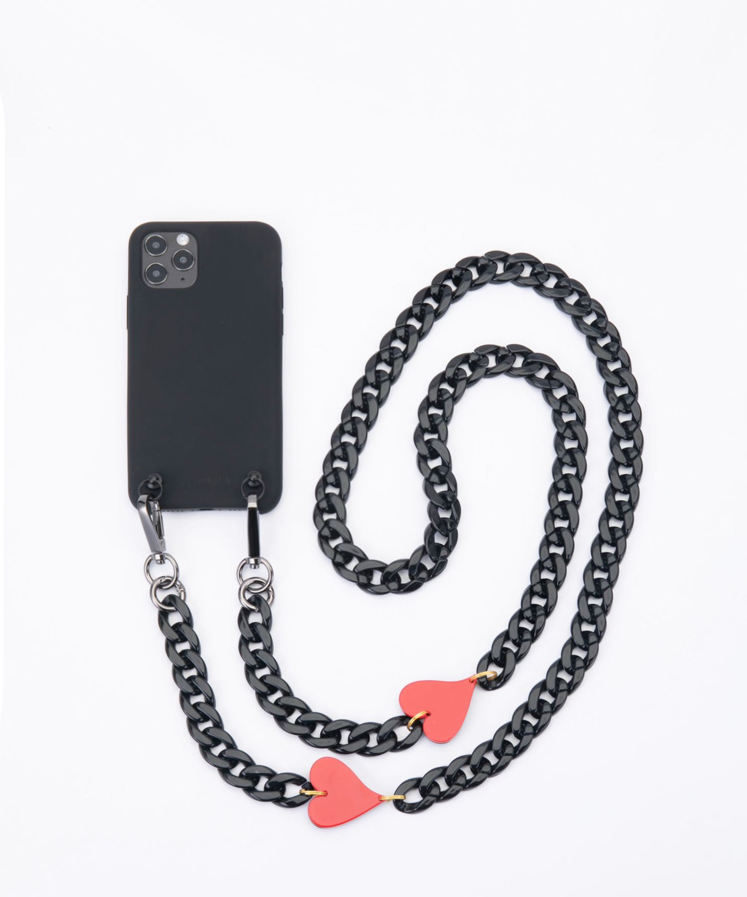 Soft Touch Necklace Case for Apple iPhone 11 Pro - Extraordinary Black