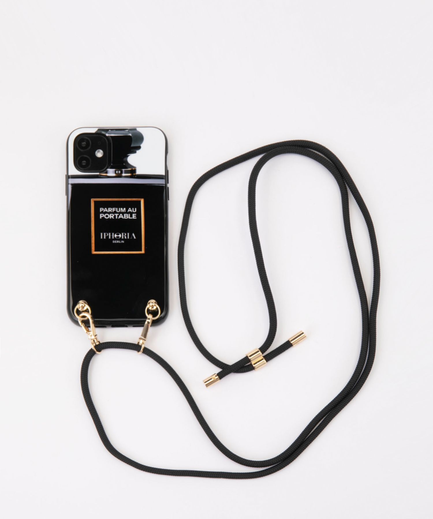 Necklace Case for Apple iPhone 11 - Parfum au Portable Blacker than Black
