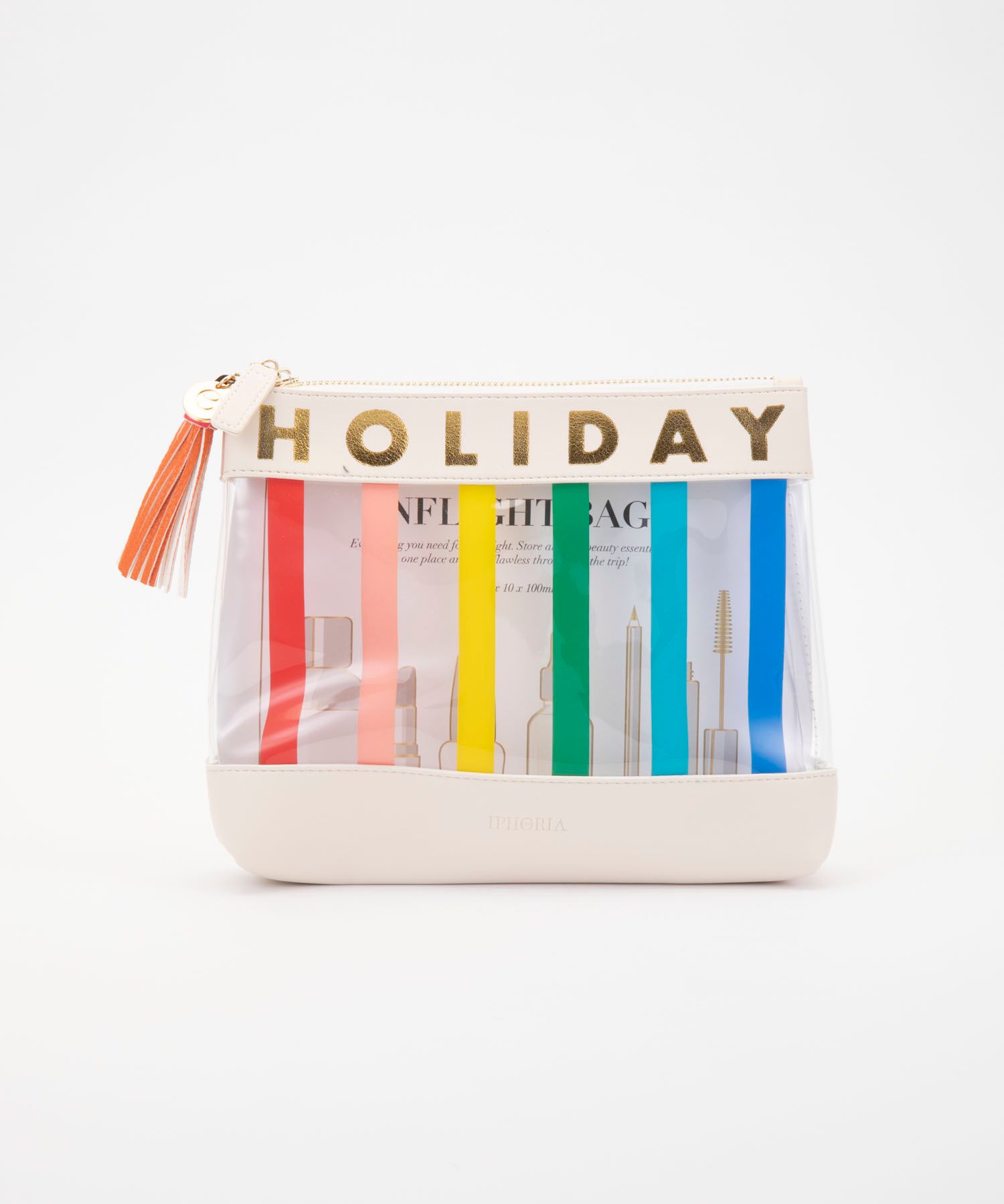 Inflight Bag - White Stripes Holiday