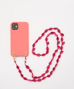 Soft Touch Necklace Case for Apple iPhone 11 - Coral Seashells