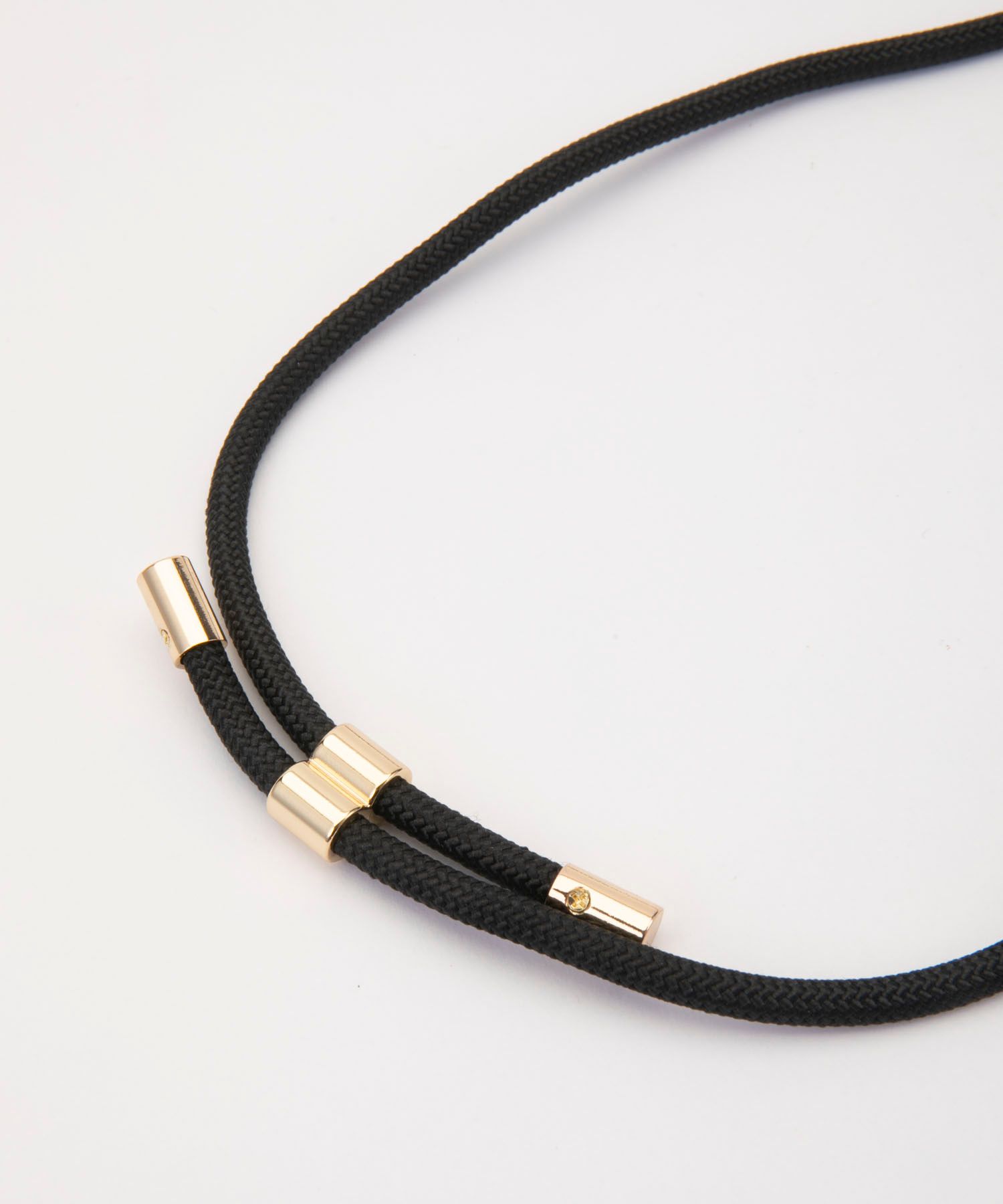 Necklace Case for Apple iPhone 11 with Black Cord - Natural Snake (nude)