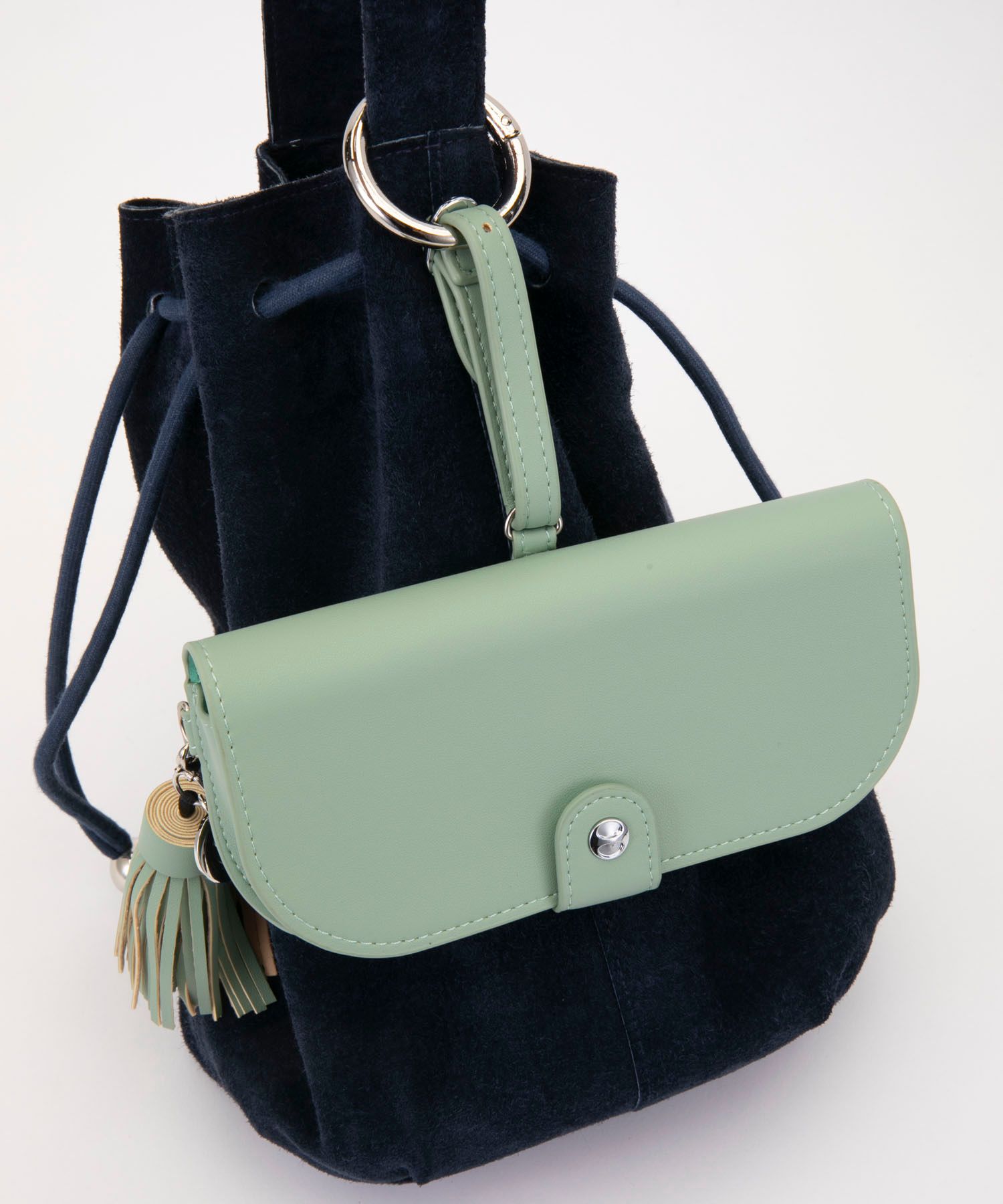 Glasses Case with Bag Holder - Mint