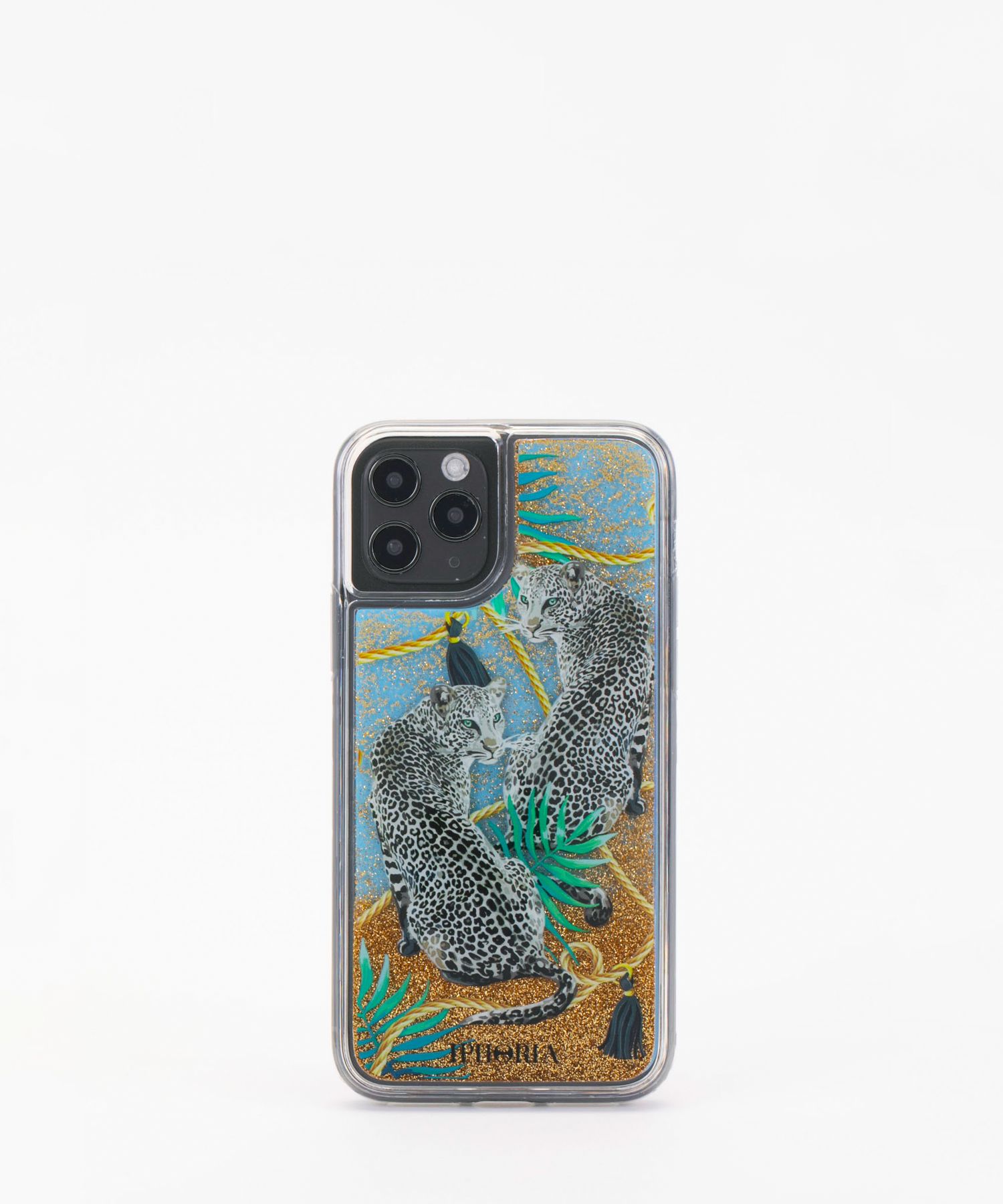 Liquid Case for Apple iPhone 11 Pro - Blue Leopards