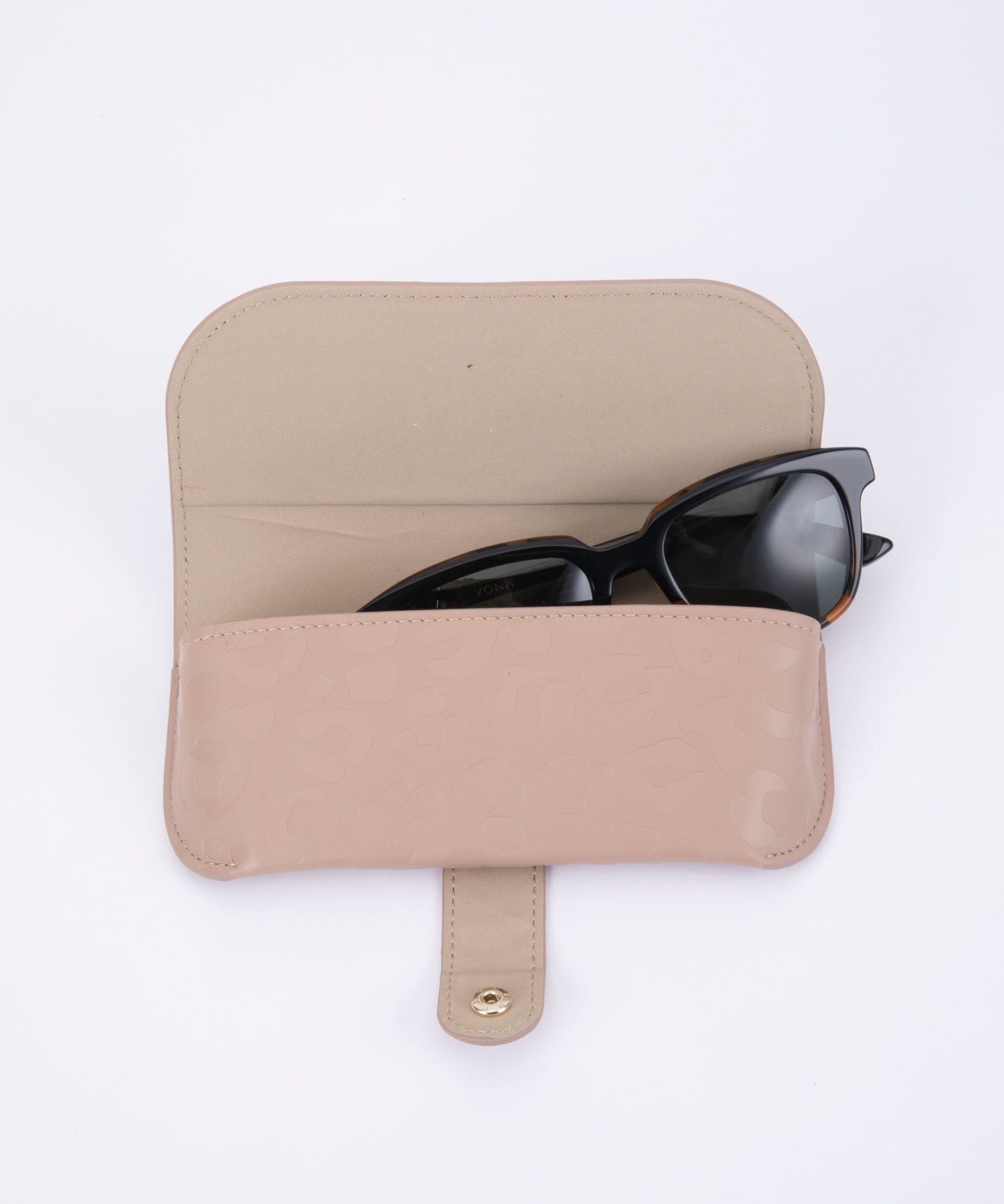 Glasses Case with Bag Holder - Leopard pattern plain