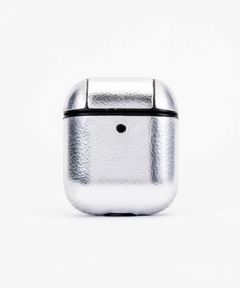 Key Chain Airpods Case - White Mirror