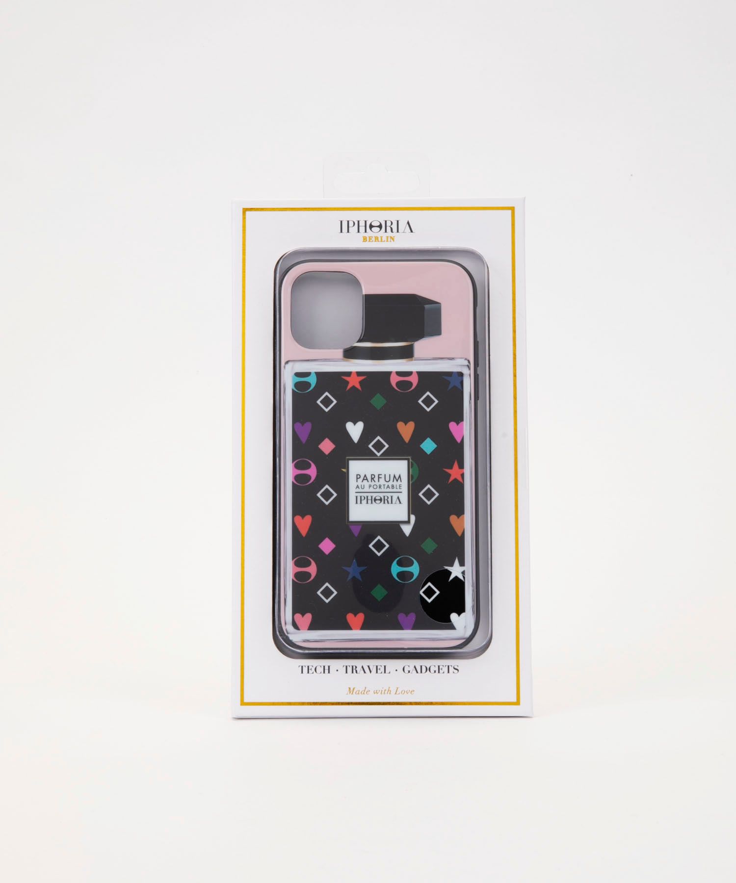 Case for Apple iPhone 11 - Parfume Black colorful pattern