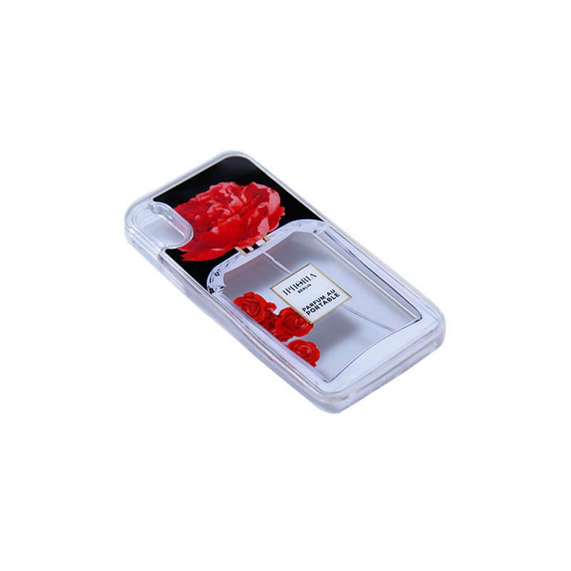 Liquid Case for Apple iPhone X/XS - Parfum Flower Red