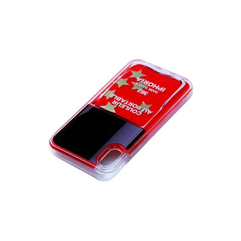 Liquid Case for Apple iPhone X/XS - Nailpolish Stars