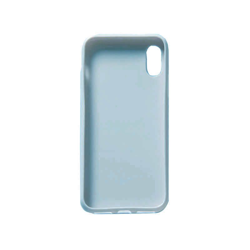 Case with Mirror for Apple iPhone X/XS - Sunglasses Light Blue