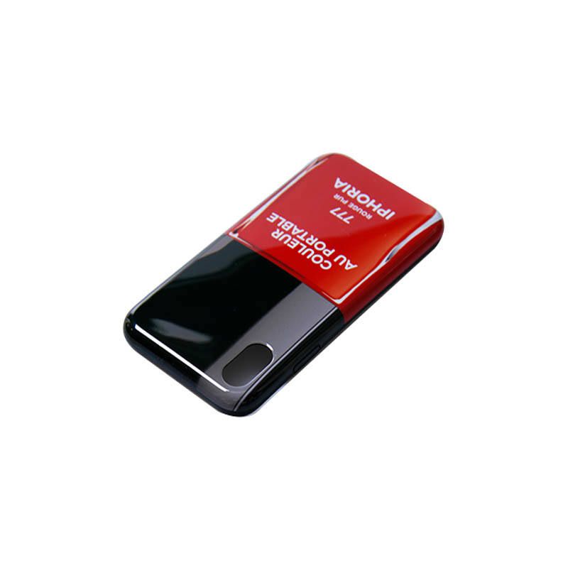 Case for Apple iPhone X/XS - Nailpolish Vernis Rouge