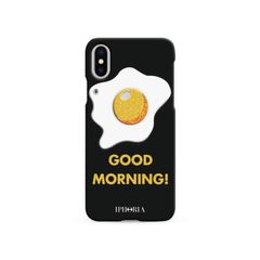 Case with Mirror for Apple iPhone X/XS - Good Morning Glitter