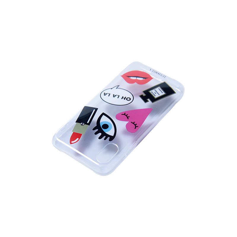 Case for Apple iPhone X/XS - Patches Transparent